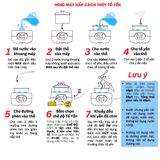  100gr Yến Sạch Tổ Góc Còn Sợi, Nở Nhiều - Hộp 19-20 Lần Dùng - Tặng kèm máy chưng yến tự động 