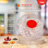  100gr Yến Thô Nguyên Tổ Ít Lông, Nhiều Sợi, Nở Nhiều - Hộp 11-12 Tổ - Tặng kèm máy chưng yến tự động 