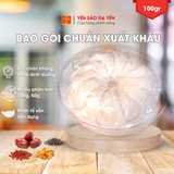  100gr Yến Sạch Nguyên Tổ Rút Lông - Sợi Dài, Nở Nhiều - Hộp 19-20 Lần Dùng - Tặng kèm máy chưng yến 