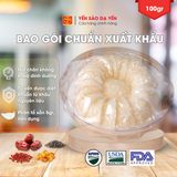  100gr Yến Sạch Xuất Khẩu Mỹ được USDA, FDA cấp phép - Nhiều Sợi, Nở Nhiều - Tặng kèm máy chưng yến 