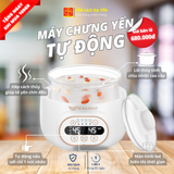  100gr Yến Thô Nguyên Tổ Ít Lông, Nhiều Sợi, Nở Nhiều - Hộp 11-12 Tổ - Tặng kèm máy chưng yến tự động 