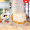  50gr Yến Sạch Miếng Vuông Nhiều Sợi, Nở Nhiều - Hộp 9-10 Lần Dùng - Tặng kèm thố sành cao cấp 