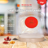  50gr Yến Sạch Nguyên Tổ Rút Lông, Nhiều Sợi, Nở Nhiều - Tặng kèm thố chưng yến cao cấp 