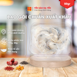  50gr Yến Thô Nguyên Tổ Ít Lông, Nhiều Sợi, Nở Nhiều - Hộp 6-7 Tổ - Tặng kèm thố sành cao cấp và nhíp 