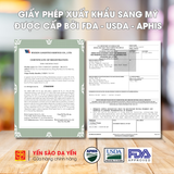  50gr Yến Sạch Xuất Khẩu Mỹ được USDA, FDA cấp phép - Nhiều Sợi, Nở Nhiều - Tặng thố sành cao cấp 