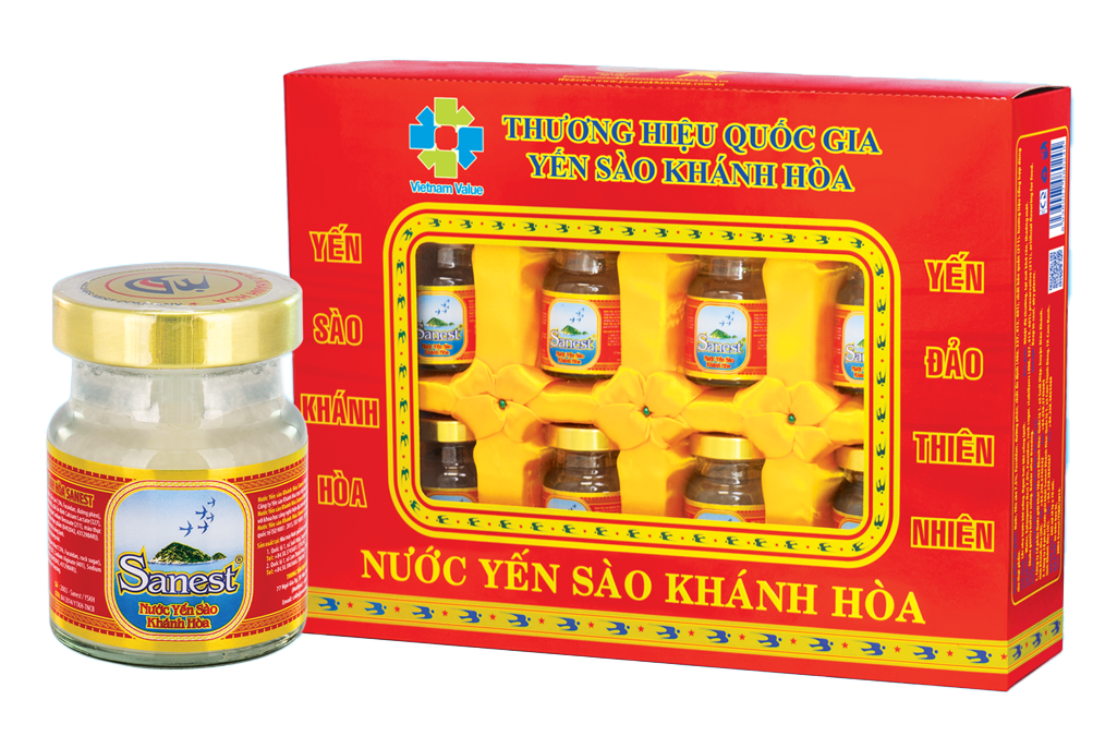  Nước Yến sào Sanest lọ 70ml, Hộp 8 lọ 