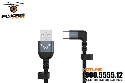 adam elements rc cable (gray, type c to usb)