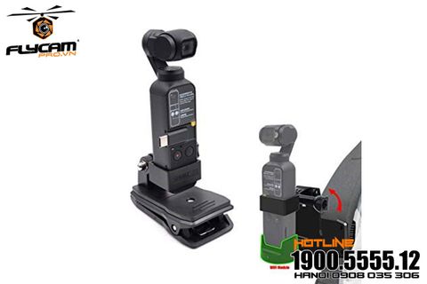 startrc osmo pocket mount tripod backpack clip