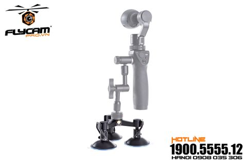 linh kiện osmo - triple mount suction cup base chân đế hút kính gắn xe hơi