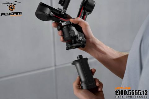 tay cầm kèm pin dji rs bg21