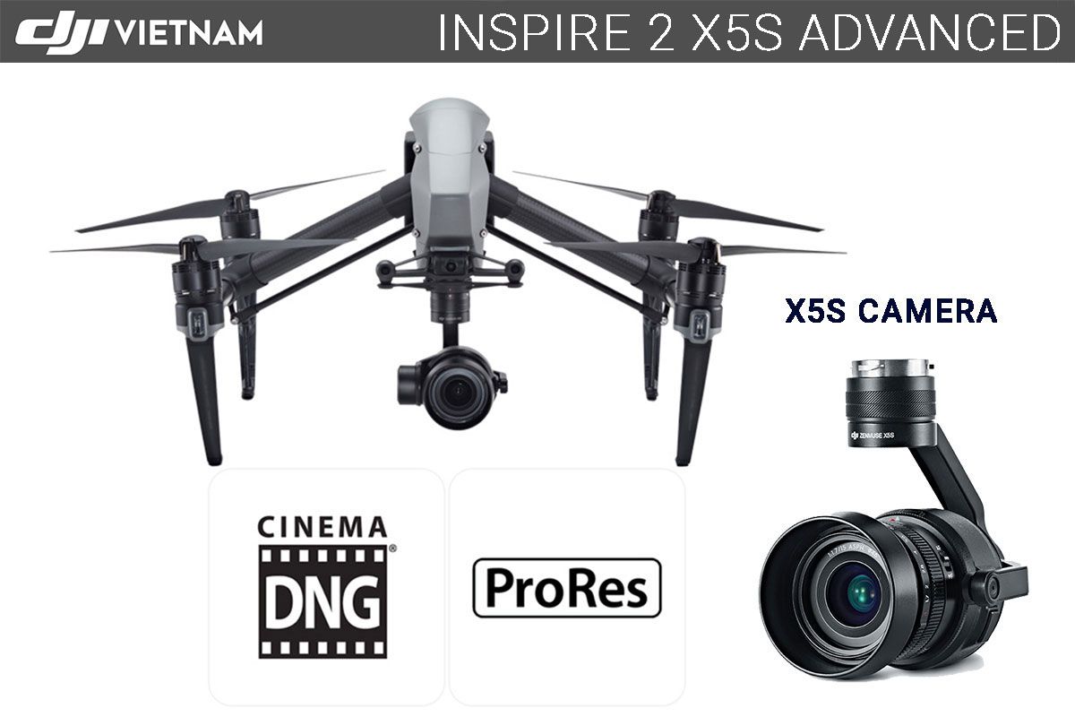 Inspire 2 X5S Advanced Kit NK PP B o H nh c Quy n t 2010
