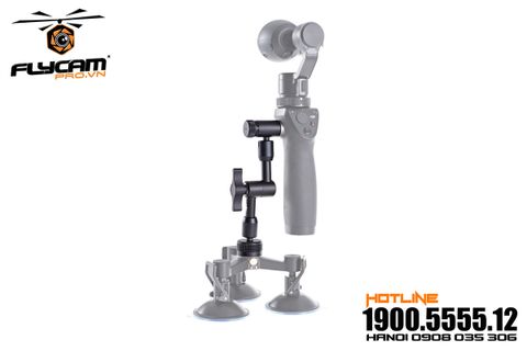 linh kiện osmo - khớp nối với chân đế hút kính xe hơi articulating locking arm