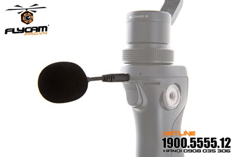 linh kiện osmo - mic thu âm gắn trực tiếp lên osmo jack 1,5 li