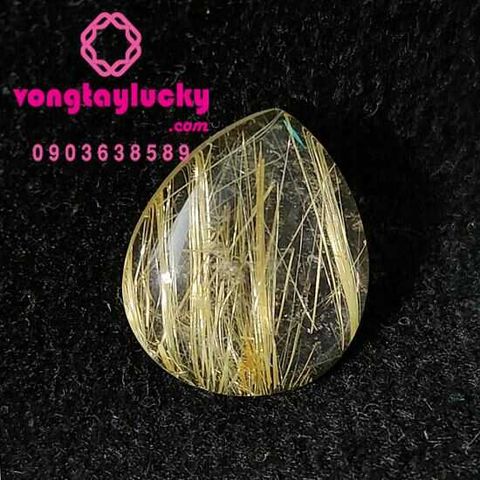 mặt dây chuyền, mặt cổ thạch anh tóc vàng, mặt dây chuyền giọt nước, mặt dây chuyền đẹp, thạch anh tóc vàng thiên nhiên đeo cổ, mặt dây chuyền mệnh kim