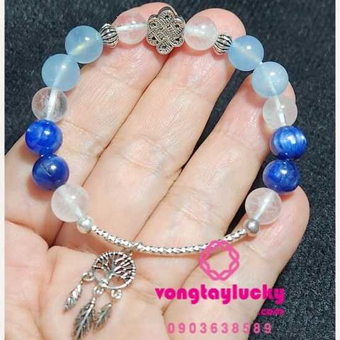 vòng tay mệnh thủy, vòng tay may mắn, vòng tay cát tường, vòng tay đá aquamarine, vòng tay ngọc xanh biển, vòng tay đẹp, vòng tay nữ