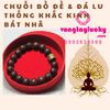 Chuỗi bồ đề tinh nguyệt 10li điểm đá thạch anh khắc kinh Phật Om Mani Padme Hum