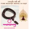 Chuỗi bồ đề tinh nguyệt 10li điểm đá thạch anh khắc kinh Phật Om Mani Padme Hum
