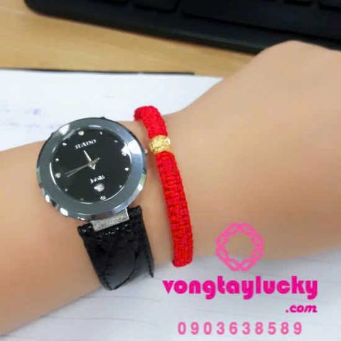 vòng tay nữ, vòng tay may mắn, vòng tay chỉ đỏ, vòng tay chỉ đỏ Thái Lan, vòng tay chỉ đỏ mix charm, vòng tay tài lộc, vòng tay bình an