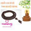 Chuỗi bồ đề tinh nguyệt 10li điểm đá thạch anh khắc kinh Phật Om Mani Padme Hum