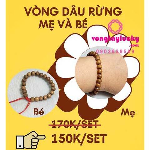 dâu rừng vòng tay cho bé vòng dâu mẹ và bé quà tặng bé
