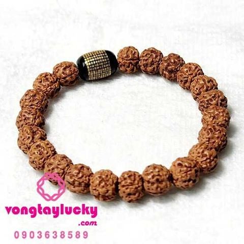 chuỗi hạt mật tông, chuỗi Rudraksha, vòng tay may mắn, vòng tay trừ tà, bồ đề ki cang, chuỗi tay hạt bồ đề kim cang, kim cang Ấn độ,