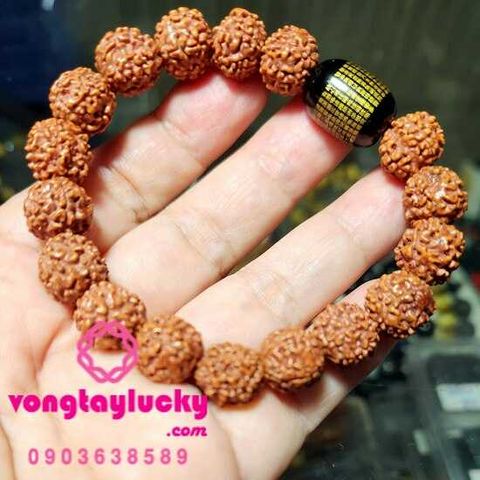 Vòng tay bồ đề kim cang, Rudraksha, chuỗi hạt kim cang chuỗi kim cang 18 hạt chuỗi kim cang đeo tay vòng tay phật giáo