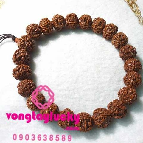 chuỗi hạt kim cang, tràng hạt kim cang, kim cang Ấn Độ, chuỗi tay nam, tràng hạt Rudraksha