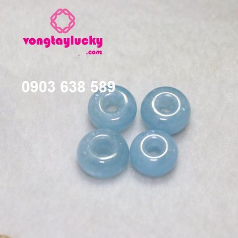 mặt đá aquamarine, mặt ngọc xanh biển, mặt dây chuyền mệnh thủy, mặt đá mệnh mộc, đá aquamrine thiên nhiên