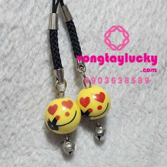 Móc điện thoại mặt cười cặp đôi 2 cái 50K
