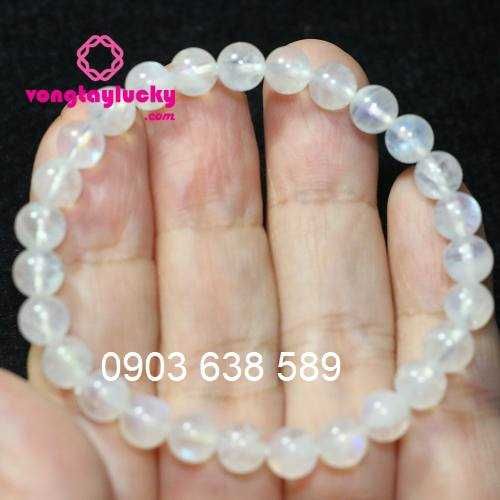 Vòng tay Đá mặt trăng (moonstone) 6li Vip 5A thiên nhiên 100%