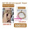 Set Chuỗi bồ đề tinh nguyệt trắng 108 hạt 7 li 108 và vòng đeo tay 9li 21 hạt