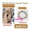 Set Chuỗi bồ đề tinh nguyệt trắng 108 hạt 7 li 108 và vòng đeo tay 9li 21 hạt