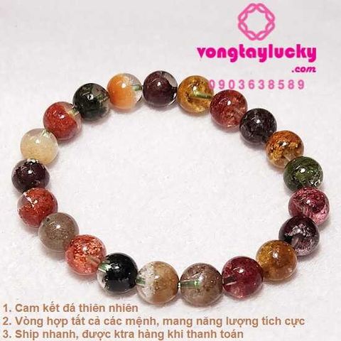 trang sức quý phái, vòng tay phong thủy, vòng tay đá thạch anh, vòng tay may mắn, vòng thạch anh ưu linh đa sắc, thạch anh ưu linh ngũ sắc, thạch anh ưu linh siêu đẹp, thạch anh tự nhiên, vòng tay nữ