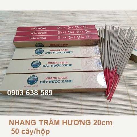 nhang trầm hương nhang trầm hương 2 tấc, nhang trầm tự nhiên, đồ thờ cúng