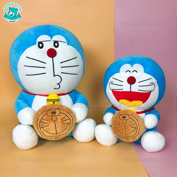 Gấu bông Doraemon Ôm Bánh: \