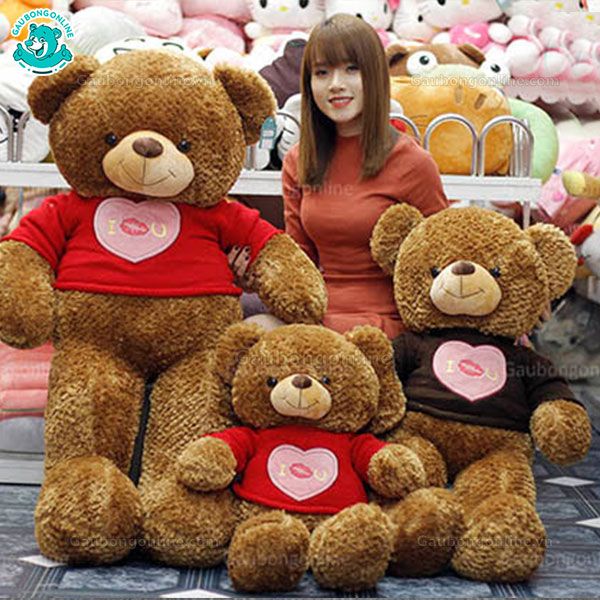 Gấu bông Teddy- Áo Love