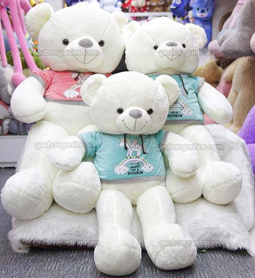 Gấu bông Teddy - Áo Nỉ Thú Mới