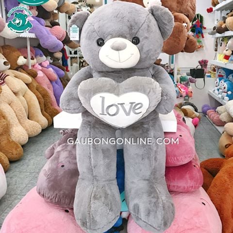 Gấu bông Teddy-Ôm Tim Love