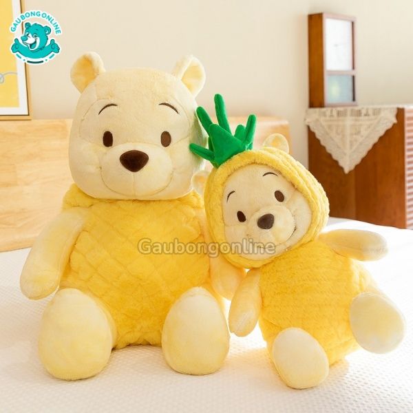 Gấu Bông Pooh Áo Dứa