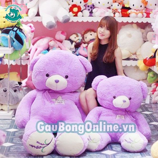 Gấu bông Teddy- Lavender