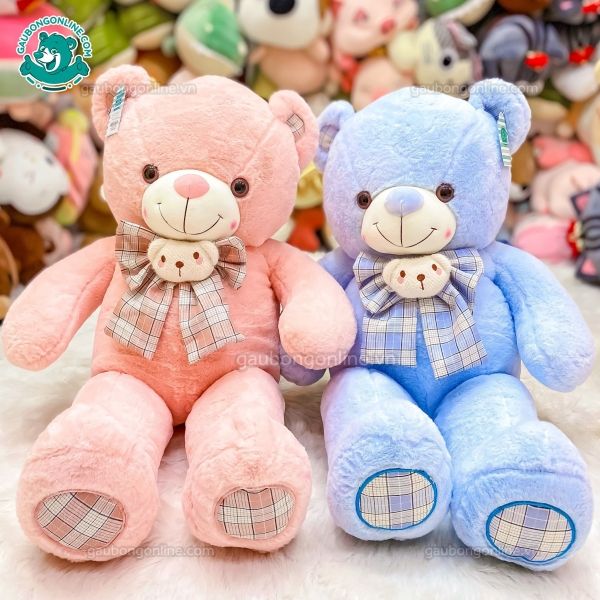 Gấu Bông Teddy Nơ Áo