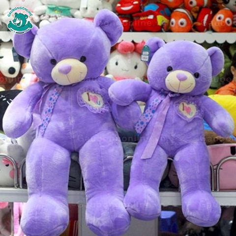 Gấu bông Teddy- Nơ Tim