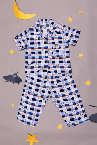  Pyjamas Bé Caro Xanh 