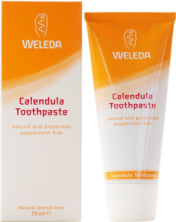 Calendula Zahncreme - 
Natuerliche Kariesprophylaxe ohne Menthol