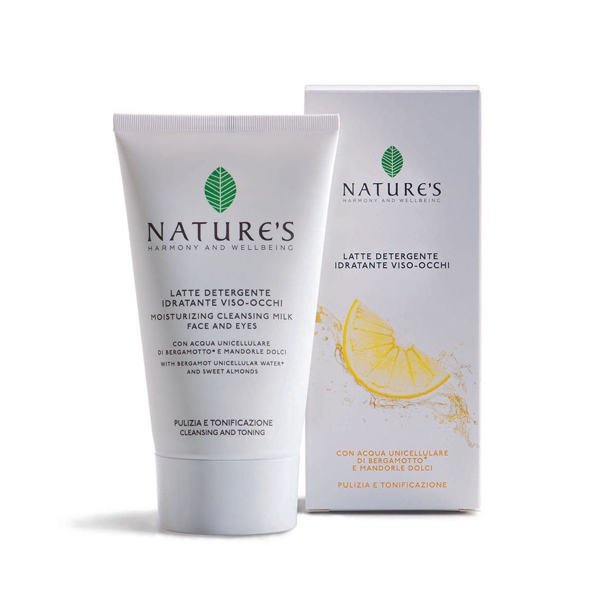 NATURES MOISTURIZING CLEANSING MILK FACE AND EYES