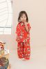 Pyjamas Bé Hoa Đỏ
