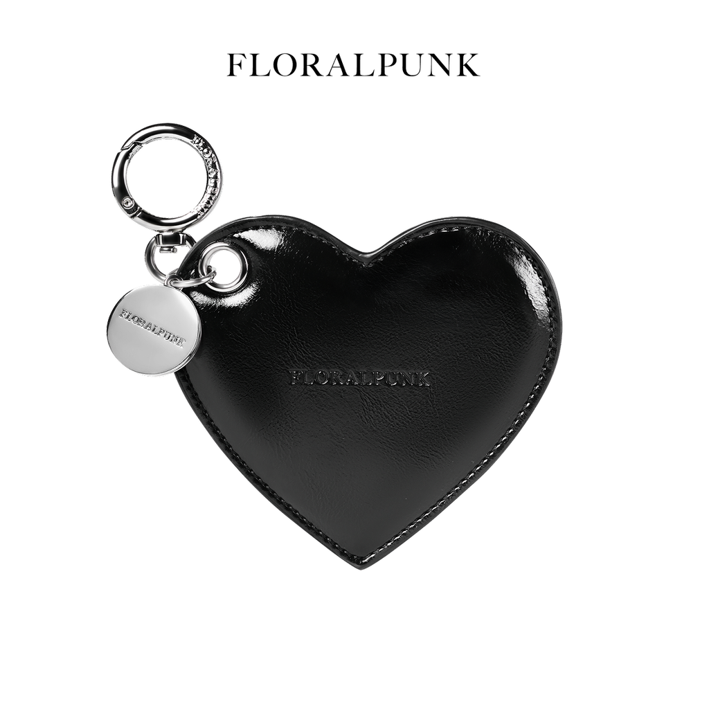 Heart Charm - Matte Black