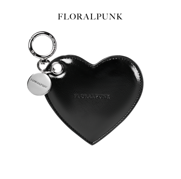 Phụ Kiện Floralpunk Heart Charm - Matte Black