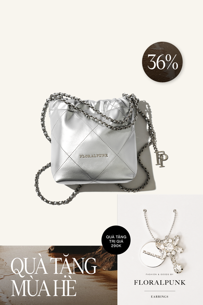 Brooklyn Mini Shopper - Silver