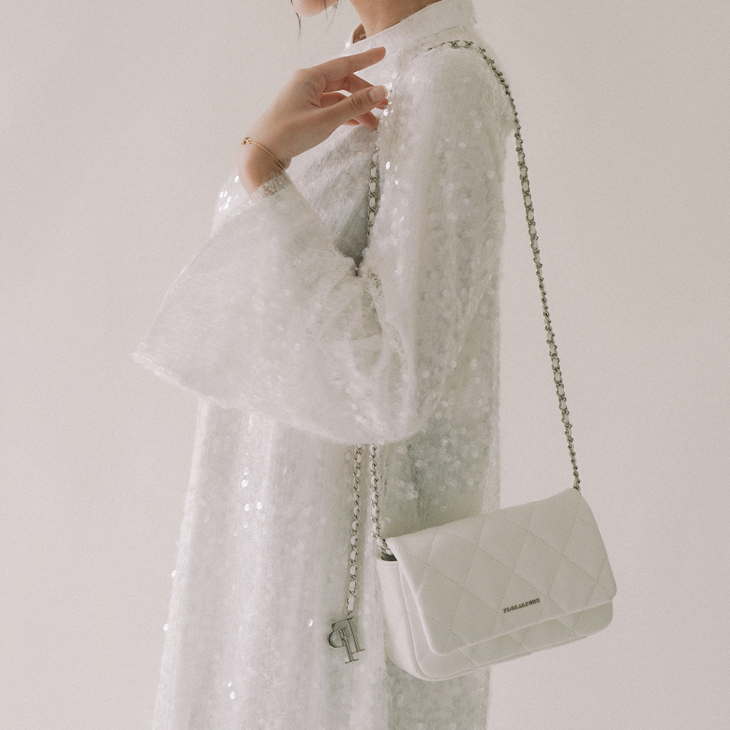 Ivy Chain Bag - White